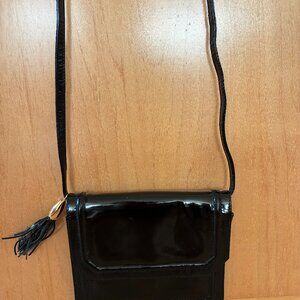 Black Patent Evening Bag